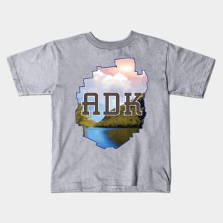 ADK River Scene Kids T-Shirt